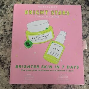 Herbivore Botanicals 2 piece  Bright Stars Skincare Full Size Set